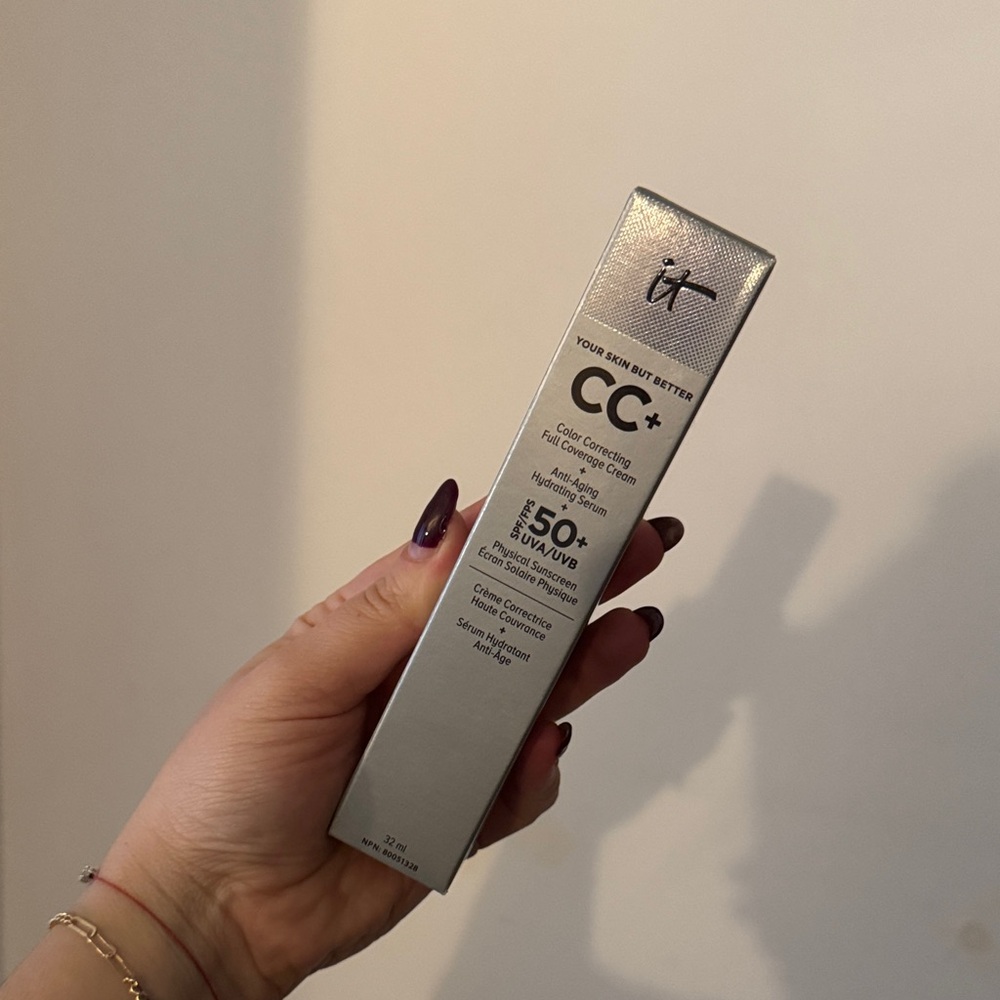 NEW IT Cosmetics CC+ Cream with SPF 50+ in RICH HONEY - ANTI-ÂGE